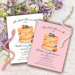 Invitation Fête des mariées Mariage Brunch Pancakes Invitatio<br><div class="desc">Wedding shower de Brunch nuptial avec une grosse pile sur les crêpes, les baies et le sucre en poudre. Idéal pour un baby shower, un brunch de douche nuptiale ou un petit-déjeuner ou un brunch post mariage avec les Néerlandais. Tout le libellé peut être modifié pour répondre à vos besoins!...</div>