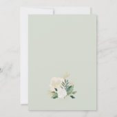 Invitation Fête des mariées Mariage de couronnes florales ver (Dos)