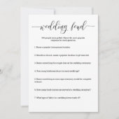 Invitation Fête des mariées Mariage de jeu Feud (Devant)