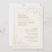 Invitation Fête des mariées Mariage de la ligne d'orientation (Devant)