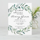 Invitation Fête des mariées - Mariage de verdure (Debout devant)