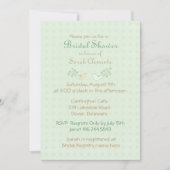 Invitation Fête des mariées Mariage Lovebirds (Devant)