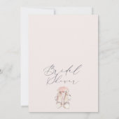 Invitation Fête des mariées Mariage moderne (Dos)