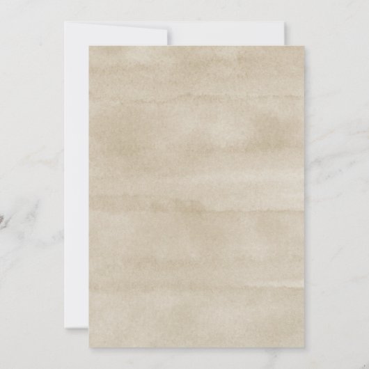 Invitation Fête des mariées Mariage robe Tropical Boho Feuill (Dos)