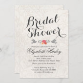 Invitation Fête des mariées mariage Simplement Blanc Élégant (Devant / Derrière)