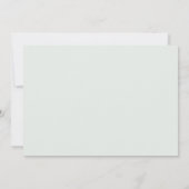 Invitation Fête des mariées mariage tournesol Eucalyptus (Dos)