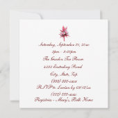 Invitation "Fête des mariées" Mariée afro-amer [2] avec Éping (Dos)