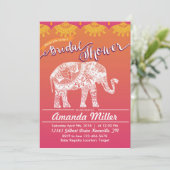 Invitation Fête des mariées marocaine - Inspiration indienne (Debout devant)