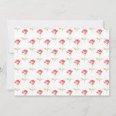 Invitation Fête des mariées Mason Jar rose Floral (Dos)