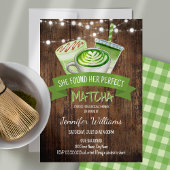 Invitation Fête des mariées Matcha