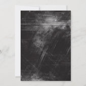 Invitation Fête des mariées Mauve de la mariée fantôme (Dos)