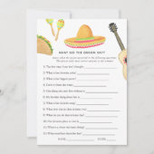 Invitation Fête des mariées mexicaine Fiesta Taco (Devant)