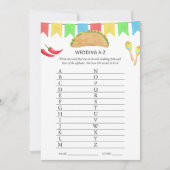 Invitation Fête des mariées mexicaine Fiesta Taco (Devant)