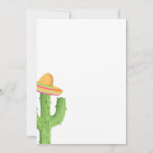 Invitation Fête des mariées mexicaine Fiesta Taco (Dos)