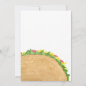 Invitation Fête des mariées mexicaine Fiesta Taco (Dos)