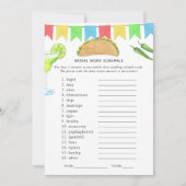 Invitation Fête des mariées mexicaine Fiesta Taco (Devant)