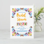 Invitation Fête des mariées mexicaine moderne Fiesta (Debout devant)