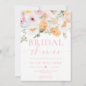 Invitation Fête des mariées Millie Floral (Devant)