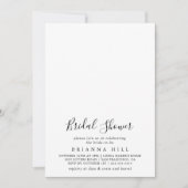 Invitation Fête des mariées minimaliste simple (Devant)