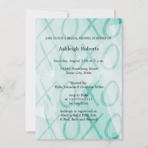 Invitation Fête des mariées Mint XOXO