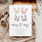 Invitation Fête des mariées Mlle à Mme Chic High Heels