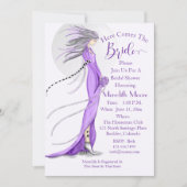 Invitation Fête des mariées "Mod Bride" (Devant)