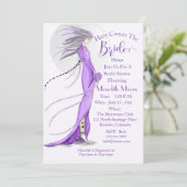 Invitation Fête des mariées "Mod Bride" (Debout devant)