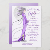 Invitation Fête des mariées "Mod Bride" (Devant / Derrière)