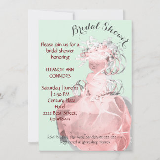 Invitation Fête des mariées modèle de la robe de mariée Abstr