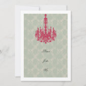 Invitation Fête des mariées Modèle déjeuner (Devant)