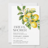 Invitation Fête des mariées moderne Citrus Citrus (Devant)