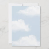 Invitation Fête des mariées moderne Cloud 9 (Dos)