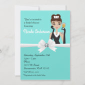 Invitation Fête des mariées moderne de Fiançailles de vin Tur (Devant)