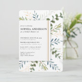 Invitation Fête des mariées moderne de la Branche d'Olivier (Debout devant)