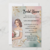 Invitation Fête des mariées moderne Elegant Mariée Mariage Go (Devant)