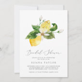 Invitation Fête des mariées moderne Lemon Garden (Devant)