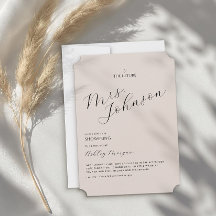 Fête des mariées moderne minimale | L'avenir Mme