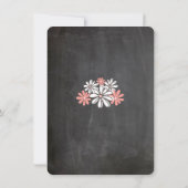 Invitation Fête des mariées Monogramme Veil de la mariée en t (Dos)