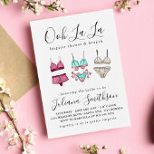 Invitation Fête des mariées Ooh La Lingerie
