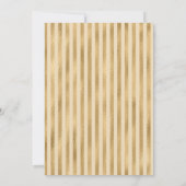 Invitation Fête des mariées or (Dos)