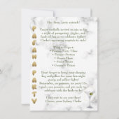 Invitation Fête des mariées. Pajama (Dos)