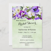 Invitation Fête des mariées Pansy (Devant)