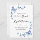 Invitation Fête des mariées papillon (Devant)