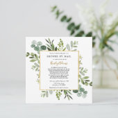 Invitation Fête des mariées par courrier (Debout devant)