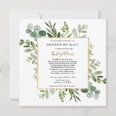 Invitation Fête des mariées par courrier (Devant)