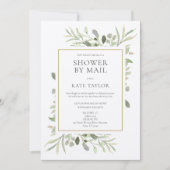 Invitation Fête des mariées Par Courrier Longue Distance Rust (Devant)