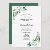 Invitation Fête des mariées par Mail Greenery (Devant / Derrière)