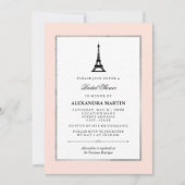 Invitation Fête des mariées Paris Elegance (Devant)