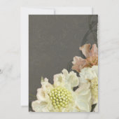 Invitation Fête des mariées Party Moderne Floral Art (Dos)