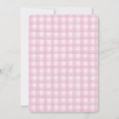 Invitation Fête des mariées Pastel Pink Coquette B (Dos)